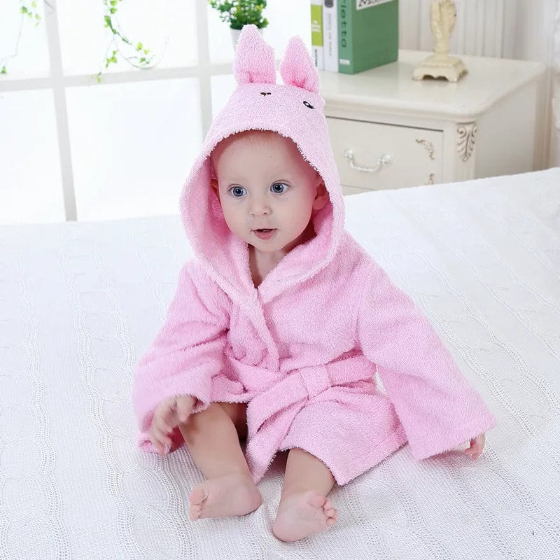 Peignoir de Bain bébé Evie Lapin 2