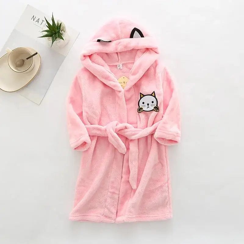 Peignoir Enfant Polaire Cats&Deer Cats Rose / 4T (110cm)