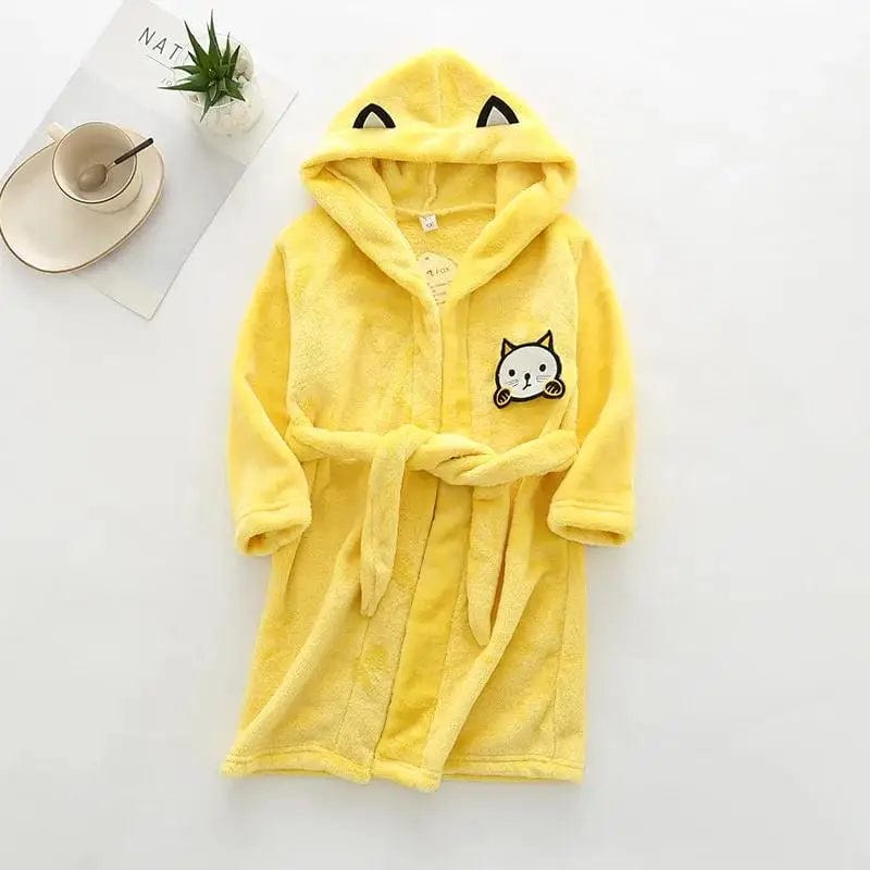 Peignoir Enfant Polaire Cats&Deer Cats Jaune / 4T (110cm)