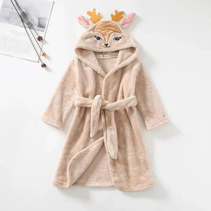 Peignoir Enfant Polaire Cats&Deer Cerf Beige / 4T (110cm)