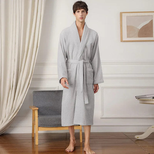 Peignoir homme éponge Gris Gray / Men S
