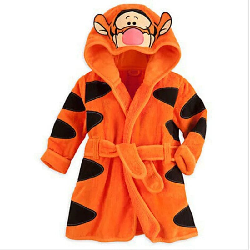Peignoir Polaire Enfant Cartoon Tigrou / 100cm