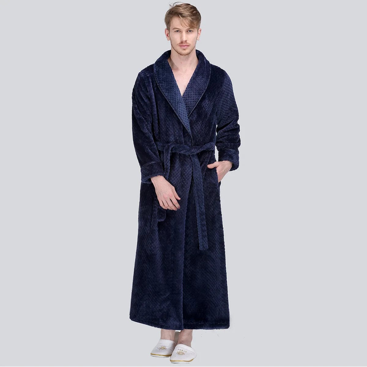 Peignoir Polaire Homme Brixton Bleu navy / M
