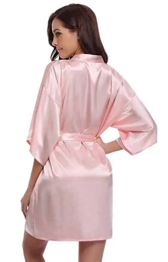 Peignoir satin femme Love
